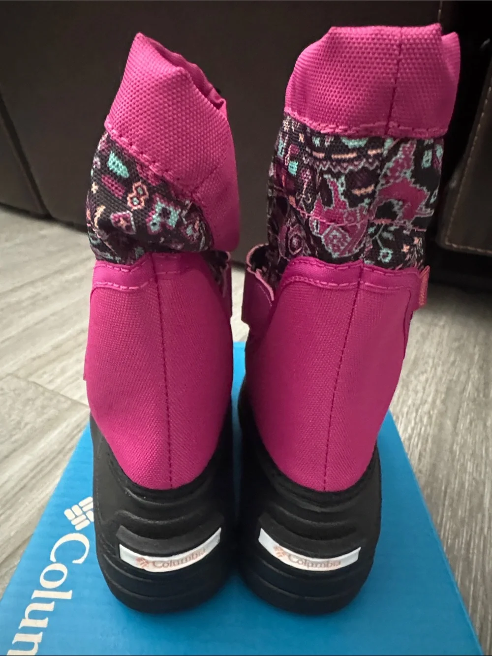 Columbia Kids Toddler Powderbug Plus II Print Winter Boots